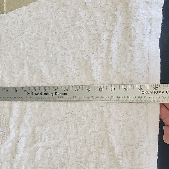 JM Collection Lace knitted long sleeve top - Picture 7 of 7